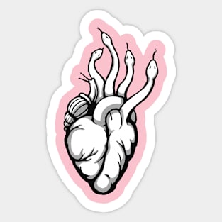 devils heart Sticker